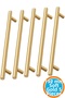 Furniture Kitchen Cupboard Drawer Cabinet Handle Handle Handles 224 mm Soft Gold Metal (5 Pcs)