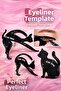 Eyeliner Template Cat Eye Eyeliner Application Tool