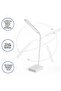مصباح طاولة LED رفيع وطويل يعمل باللمس عبر USB، بثلاث مراحل إضاءة ودوران 360 درجة، مع حماية خاصة للعين، يعمل بالبطارية الليثيوم - 4