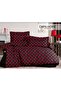 Poplin 100% Cotton 63 Thread Flounce Padded Heart Pattern Love Duvet Cover Set Double Size