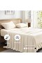 Akfil 100% Cotton Bed Sheet Set Double Cotton Pieces 3 Pieces Beige 240X260 cm Alvaro |   Hotel Bed Sheet - 5