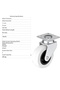 4 Pcs Ball Bearing Furniture Casters 50*20 Set of 4 Screws Included No:321 140 kg - 3