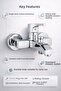Itimat Mega Mix 541 Bathroom Faucet - 2