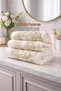 Velvet French Lace Piece Hand Towel Set |   50X90 cm |   3 Pieces |   Luxury & Soft-Textured |   Stylish and Comfortable