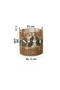 Floral Print Round Basket Organizer & Decorative Spacious Storage and Toy Basket - 6