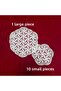 Lace Set of Covers (10+1 Pieces) 100% Handcrafted, Dowry Gift