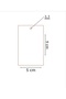 Drawstring Price Brand Label 5X9 cm 1000 Pieces - 2