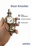 Steel Door Knocker Durable Metal Door Knocker Modern Design Easy to Install - 4