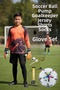 Dragon Patterned Kids Goalkeeper Gloves Sponge Support Goalkeeper Jersey Shorts Socks Soccer Ball - 4