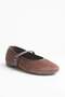Brown Suede Effect Women's Ballerinas Takss26Be00030 - 4