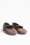 Brown Suede Effect Women's Ballerinas Takss26Be00030 - 2