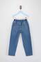 Mavi Beli Lastikli Erkek Çocuk Denim Pantolon TKDSS26JE00004 - 4