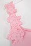 Pembe Kare Yaka Çiçek Detaylı Fitted Triko İnce Bluz TWOSS26BZ00287 - 8