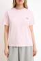 Açık Pembe Cat Mom Grafikli Nakışlı Regular/Normal Kalıp Tok %100 Pamuk Örme T-Shirt TWOSS26TS00144 - 3