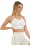 Special Production Breast Recovery Anti-Sagging Sports Casual Thin Rope Strap Padded Corded Crop Bustier - 8