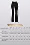 Women's Black High Waist Spanish Leggings with Push up Effect - 2