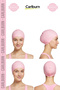 # Bone Non-Slip Waterproof Leak-Proof Silicone Swimmer Elastic Swimming Cap Pool Sea Long Hair Cap - 4