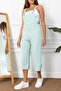 Women's Light Mint Gardener Overalls ARM-20K001117 - 4