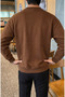 Men's Chicago Printed Casual Brown Sweatshirt - 6