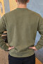 Star Printed Relaxed Fit Men's Khaki Sweatshirt - 6