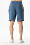 Elastic Waist Wind Women'S/Men's Unisex Muslin Summer Shorts Indigo Indg - 7