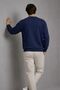 Men's Cmbn Teddy Bear Print Navy Blue Sweatshirt - 6