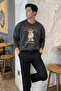 Men's Chicago Printed Casual Smoked Sweatshirt - 3