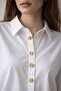 Leaf Metal Button 23 mm Gold Plated 1 Package 6 Pieces - 2