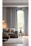 Premium Blackout Blackout Curtain Plain Stitching No Pleats Ready-Made Background Curtain 90-100% Light Blocking Gray Modern - 4