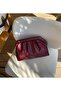 Drawstring Retro Model Claret Red Women's Shoulder Bag - 4