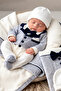 Smokin 3-Piece Baby Boy Hospital Discharge Set – Navy Blue