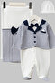 Smokin 3-Piece Baby Boy Hospital Discharge Set – Navy Blue - 2
