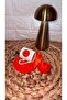 Handmade Orange Pumpkin Figure Plate Set - Pumpkin Turkish Delight Bowl with Lid - Pumpkin Cup Set of 3 - 2