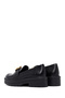 Women's Black Buckle Thick Sole Masculine Loafer 25Afe480218 - 5