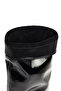 Women's Black Short Thin Heeled Patent Leather Boots 25Wfe481416 - 8