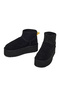 Women's Black Thick Soled Suede Leather Teddy Boots 25Wfd492310 - 3