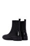 Women's Black Leather Chelsea Boots 25Wfd510918 - 6