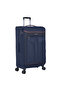 Unisex Soft Travel Bag Medium Luggage Trolley Polyester Lightweight Expandable 4 Double Spin - 6