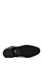 Women's Black Crocodile Patterned Short Thick Heeled Leather Chelsea Boots 25Wfd1626E3 - 5