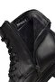 Men's Black Zippered Leather Casual Boots 25Wfd678118 - 7