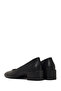 Women's Black Thick Short Heeled Leather Shoes 25Afd184818 - 5