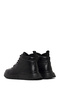 Men's Black Zippered Thick Soled Leather Sports Boots 25Wfd642714 - 6