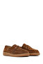 Women's Tan Lace-Up Suede Leather Casual Shoes 25Afd230010 - 3