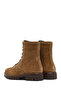 Women's Tan Zippered Thick Soled Suede Leather Boots 25Wfd188110 - 6