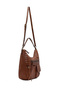 Women's Brown Long Strap Shoulder Bag 25Wbd255318 - 6