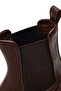 Women's Brown Thick Soled Leather Chelsea Boots 25Wfd141018 - 7