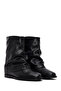 Women's Black Leather Boots 25Wfd187918 - 2