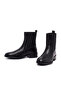 Women's Black Leather Chelsea Boots 25Wfd510918 - 3