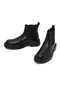 Men's Black Leather Chelsea Boots 25Wfd701818 - 4