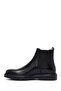 Men's Black Leather Chelsea Boots 25Wfd632718 - 3